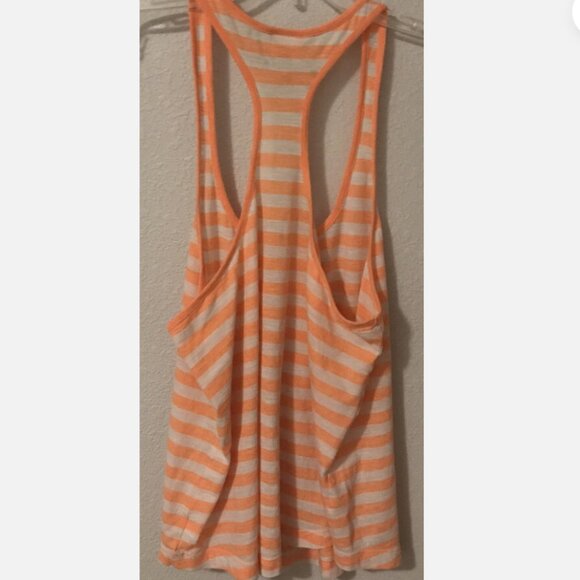 Pink by Victoria's Secret Striped Racerback Tank Top - Picture 2 of 10